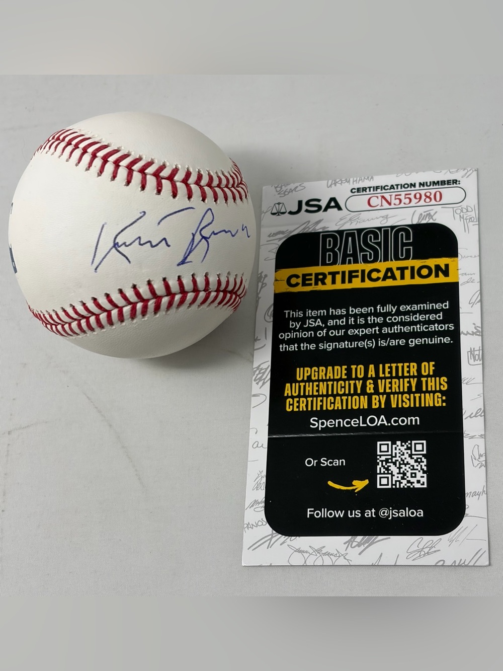 Kurt Russell signed OMLB Baseball JSA COA